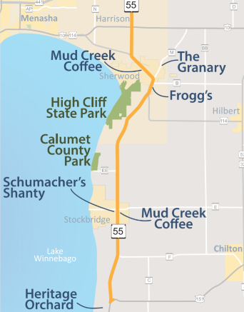 Hwy 55 Map small