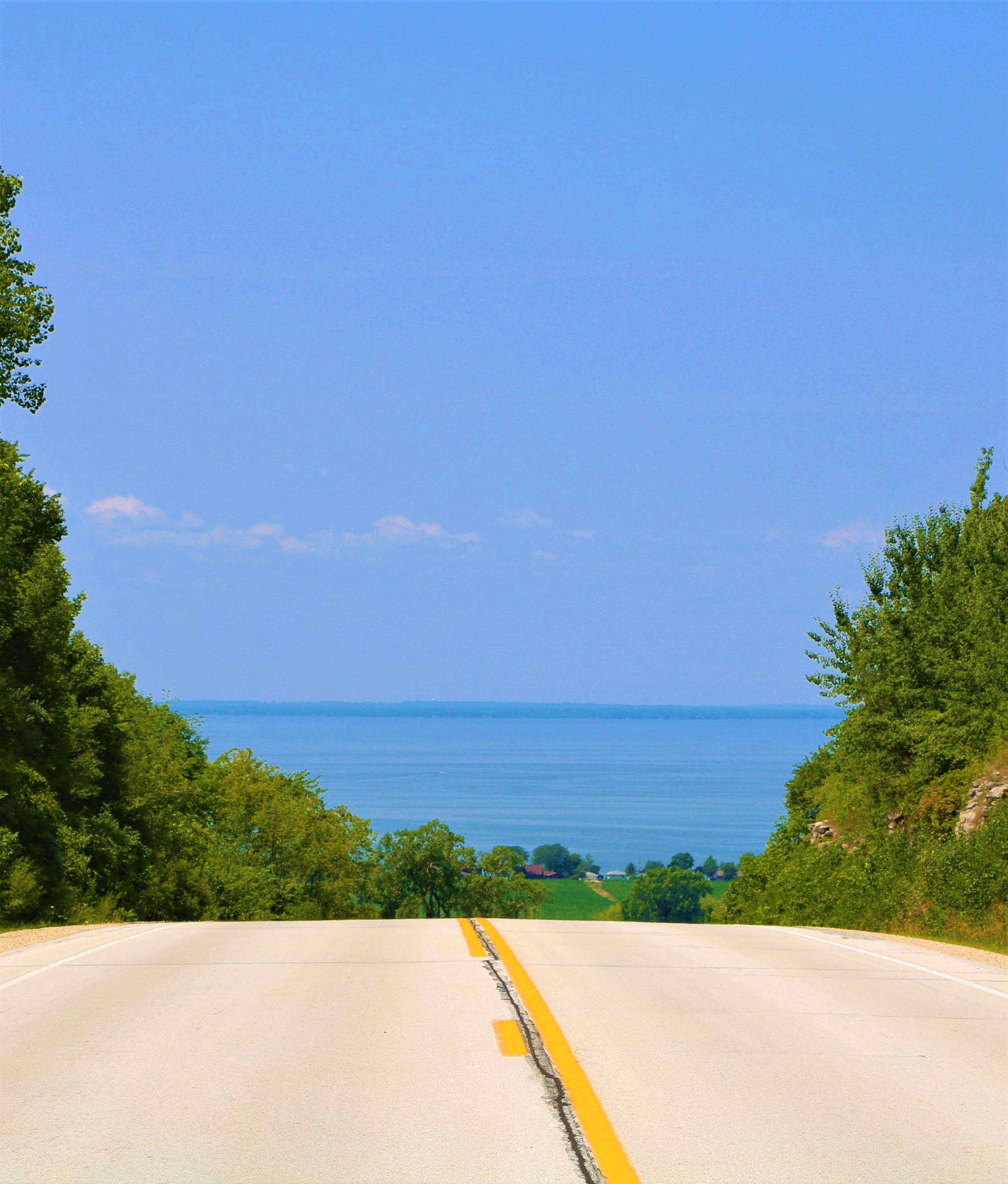 Lake Winnebago view from highway